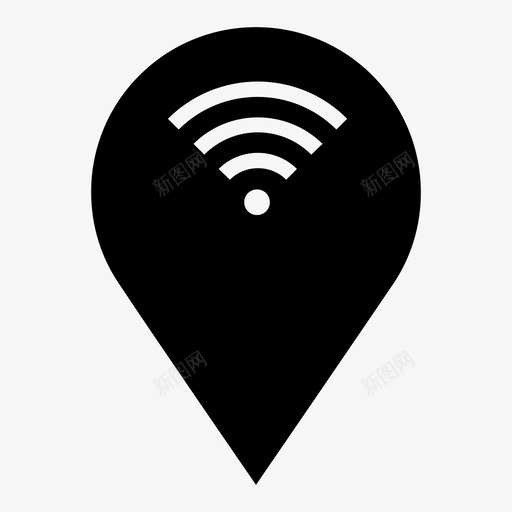 wifi点连接热点svg_新图网 https://ixintu.com 点点 连接 热点 互联网 信号 无线