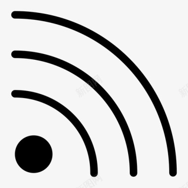 wifi互联网标志wifi信号图标