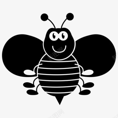 黄蜂虫子嗡嗡声图标