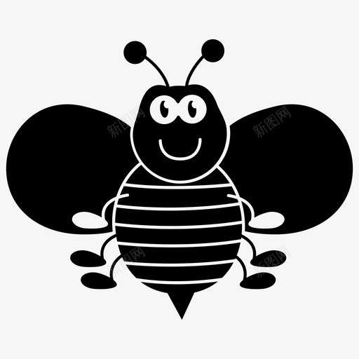 黄蜂虫子嗡嗡声svg_新图网 https://ixintu.com 虫子 昆虫 黄蜂 嗡嗡声 卡通 卡通人 人物 苍蝇 害虫 翅膀