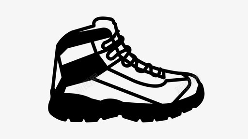登山靴鞋户外用品svg_新图网 https://ixintu.com 登山 物品 靴鞋 户外用品 材料 脚穿 展示
