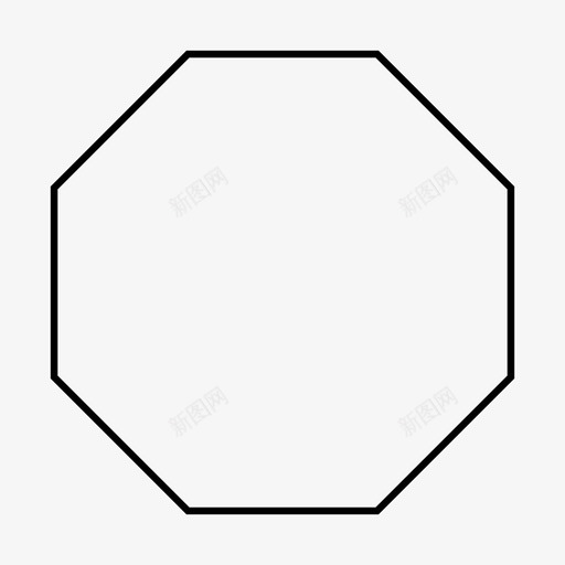 八角形几何学装饰性svg_新图网 https://ixintu.com 八角形 几何学 装饰性 多边形 形状