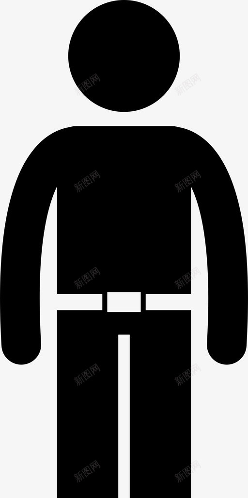 男人带皮带配件时尚svg_新图网 https://ixintu.com 男人 皮带 配件 时尚 人腰 穿着
