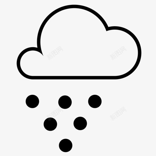 下雨气候雨伞svg_新图网 https://ixintu.com 气候 下雨 雨伞 天气