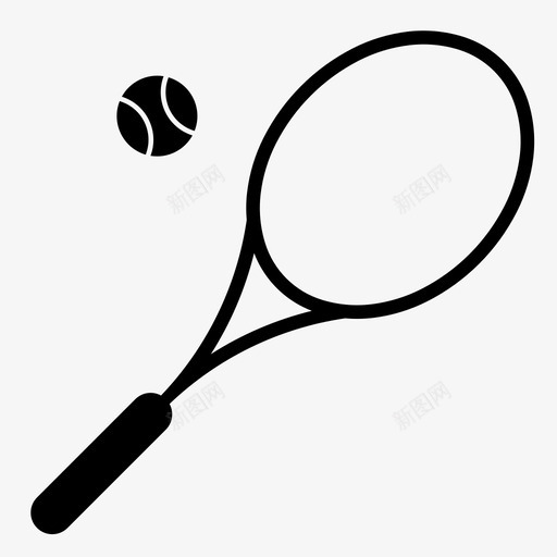 网球拍大满贯比赛svg_新图网 https://ixintu.com 网球拍 比赛 运动 满贯