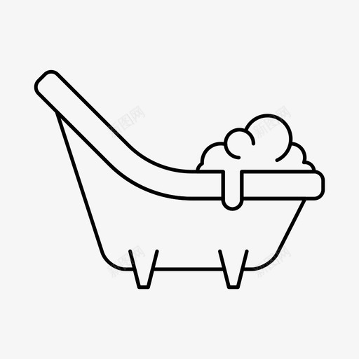 浴缸婴儿浴室svg_新图网 https://ixintu.com 浴缸 婴儿 浴室 儿童 泡沫 玩具