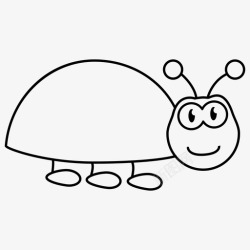 人物扫描甲虫扫描害虫高清图片