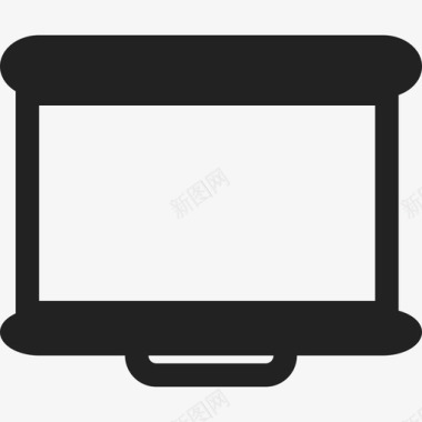 视频投影屏幕工具和器具图标
