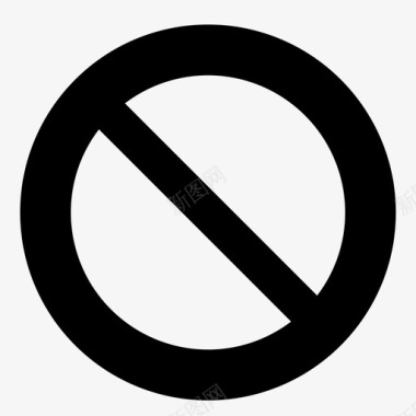 禁止停车信息标志图标