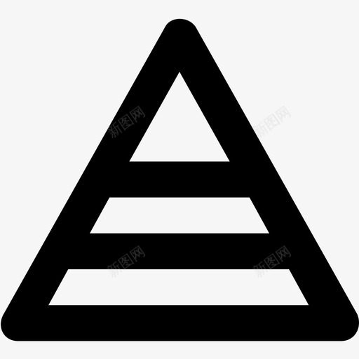 金字塔图图表三角形svg_新图网 https://ixintu.com 金字塔 图表 三角形 三角 银行 金融 材料 平滑 线图 图标