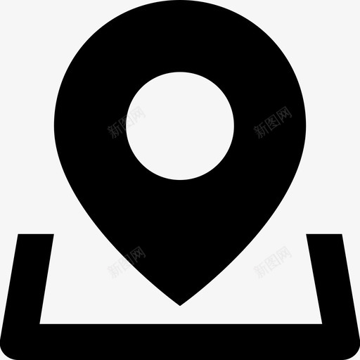 gps地图地图别针svg_新图网 https://ixintu.com 地图 别针 导航 占位符 购物 商业 材料 符号 图标