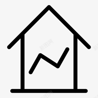 房地产市场图表住宅市场图标