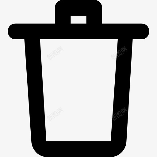 垃圾桶回收利用集网络和通讯材料平滑线图标svg_新图网 https://ixintu.com 垃圾桶 回收 利用 网络 通讯 材料 平滑 线图 图标