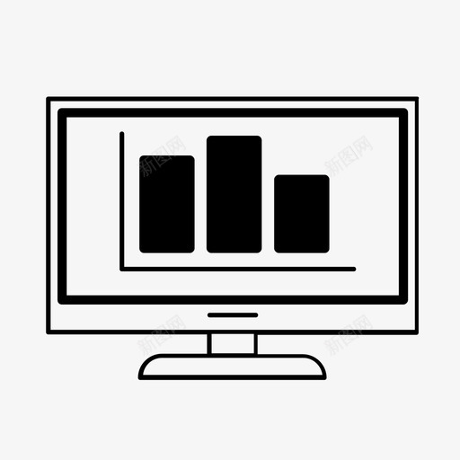 计算机分析条形图基金svg_新图网 https://ixintu.com 分析 计算机 图表 条形图 基金 统计 金融 分析图