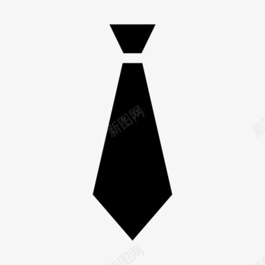 领带衣服正式服装图标