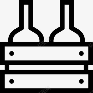 酒盒简易酒图标