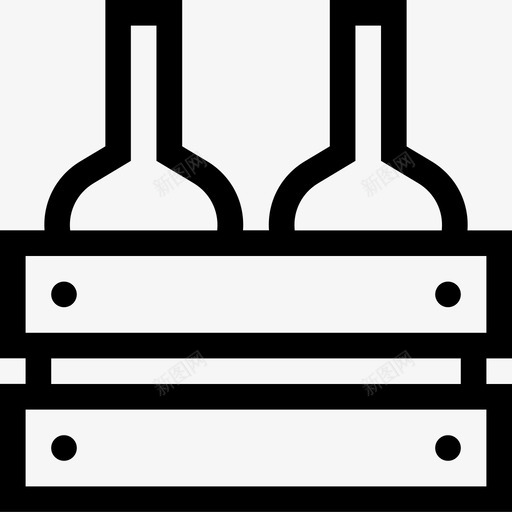 酒盒简易酒svg_新图网 https://ixintu.com 酒盒 简易