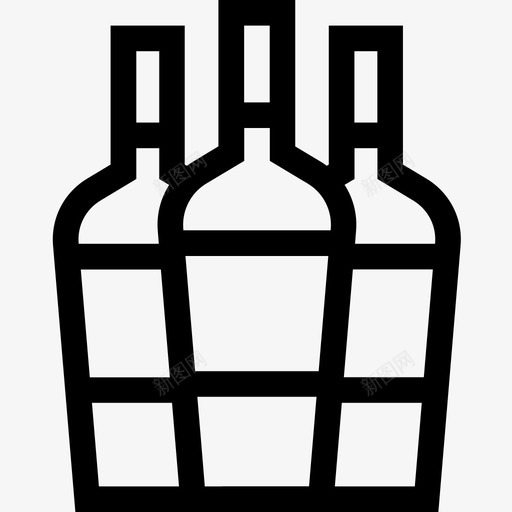 酒瓶贴标签简单的葡萄酒svg_新图网 https://ixintu.com 酒瓶 贴标签 简单 葡萄酒