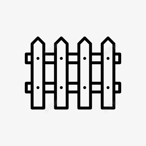 围栏农业线svg_新图网 https://ixintu.com 围栏 农业