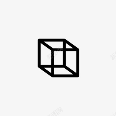 立方体三维建筑师图标