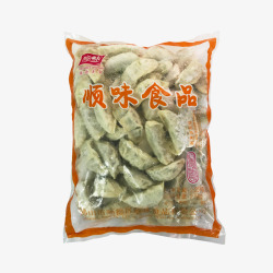 顺味手工韭菜猪肉饺子225kg包蒸饺煎饺广式点心奶素材