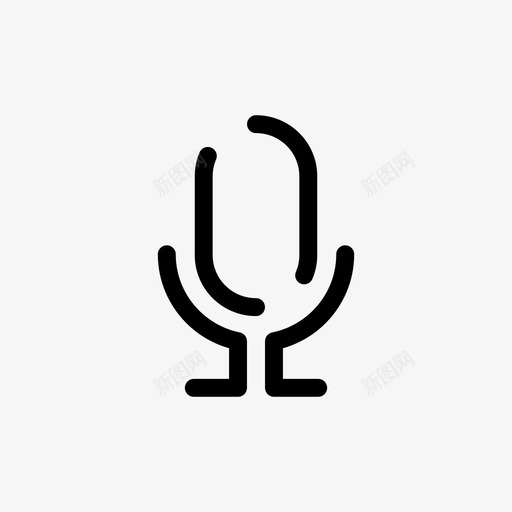 麦克风应用程序移动设备svg_新图网 https://ixintu.com 应用程序 移动 麦克风 设备 录音机 开放 线路