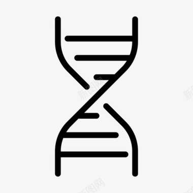 dnadna链遗传学图标