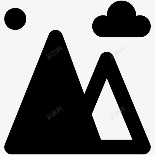 景观山脉自然svg_新图网 https://ixintu.com 景观 山脉 自然 自然景观 太阳 网络 用户界面 图标
