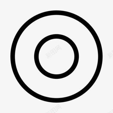 圆形cd形状图标