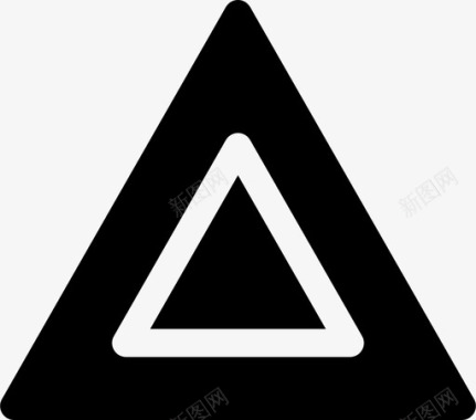 三角形设计双重图标