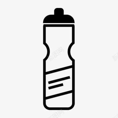水瓶健身瓶矿泉水图标