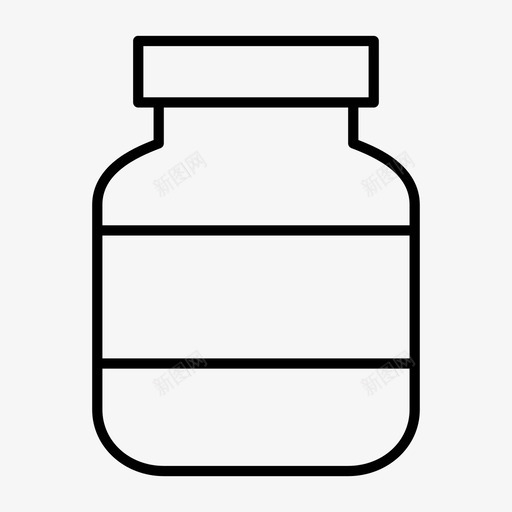 罐子瓶子陶瓷svg_新图网 https://ixintu.com 罐子 瓶子 陶瓷 容器 玻璃