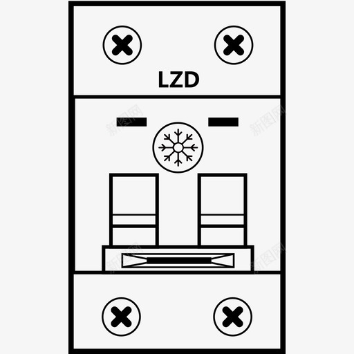 冷却塔主断路器svg_新图网 https://ixintu.com 冷却塔 断路器