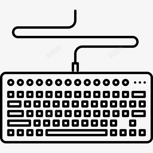 键盘电器电子产品svg_新图网 https://ixintu.com 电子产品 键盘 电器 小工 工具 技术 概述
