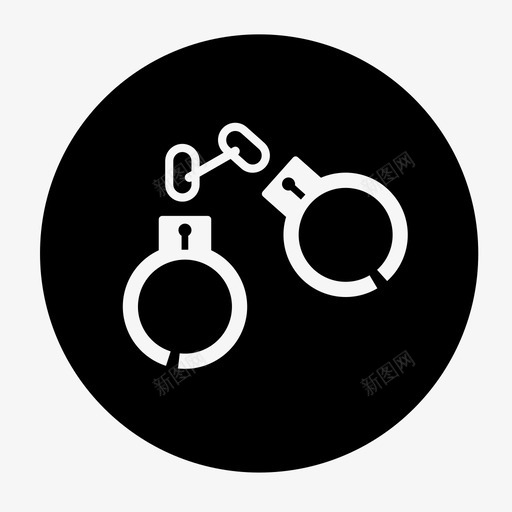 手铐犯罪监狱svg_新图网 https://ixintu.com 监狱 手铐 犯罪 监狱法 法律 囚犯 警察