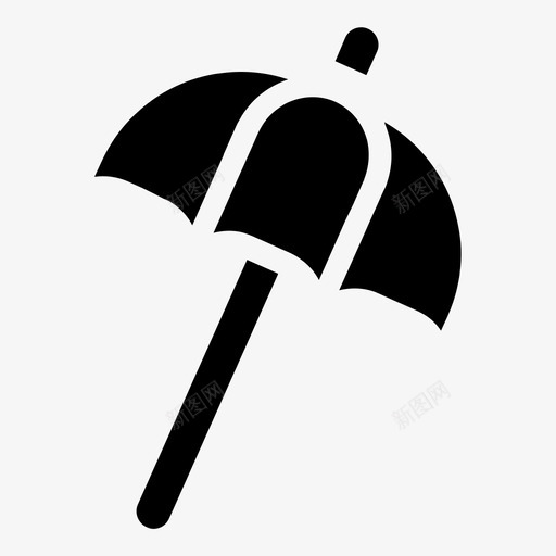 雨伞沙滩露台伞svg_新图网 https://ixintu.com 雨伞 沙滩 露台 雨天 阳光 线性 方形 填充