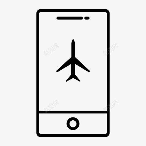 智能手机飞行模式飞行模式飞机svg_新图网 https://ixintu.com 飞行 模式 智能 手机 飞机