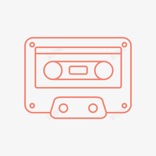 卡带dj音乐svg_新图网 https://ixintu.com 卡带 音乐 旧的 复古 奶妈