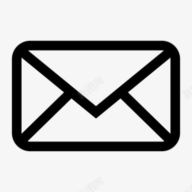 电子邮件信封基本用户界面图标