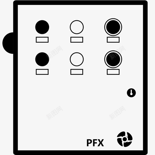 排烟风机控制箱svg_新图网 https://ixintu.com 排烟 风机 控制