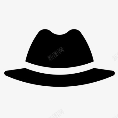 帽子侦探时尚图标