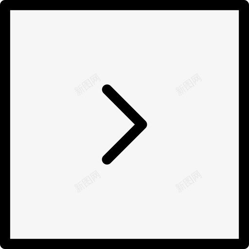 右箭头键盘用户界面svg_新图网 https://ixintu.com 箭头 键盘 用户界面