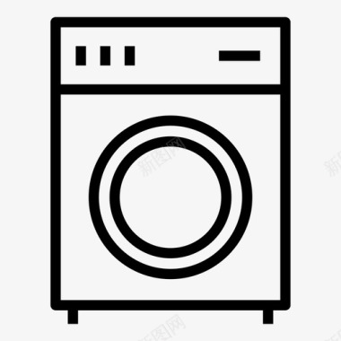 洗衣机清洁器设备图标