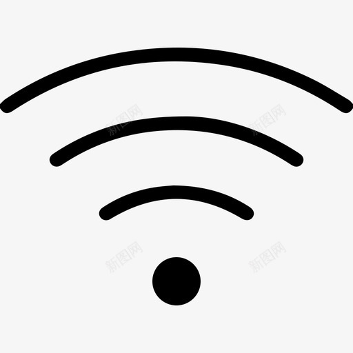 wifiwifi互联网wifi信号svg_新图网 https://ixintu.com 互联网 信号 状态