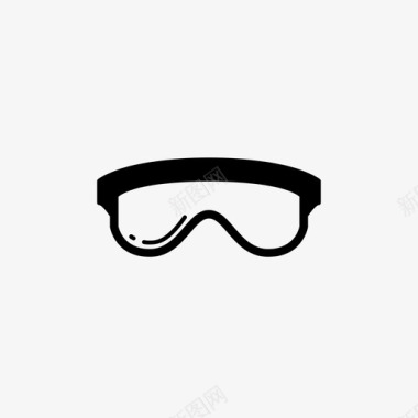 眼镜护目镜防护眼镜图标