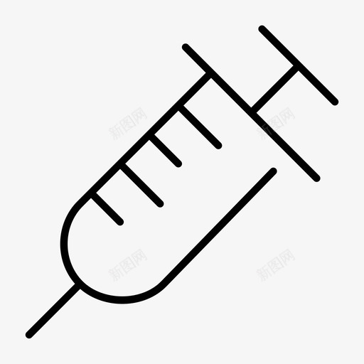 注射器注射剂针头svg_新图网 https://ixintu.com 针头 注射器 注射剂 病人 医疗 用细针