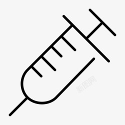 医疗细注射器注射剂针头高清图片