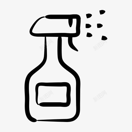 喷雾器清洁剂洗涤剂svg_新图网 https://ixintu.com 喷雾器 清洁剂 洗涤剂 洒水器 洗涤 手绘
