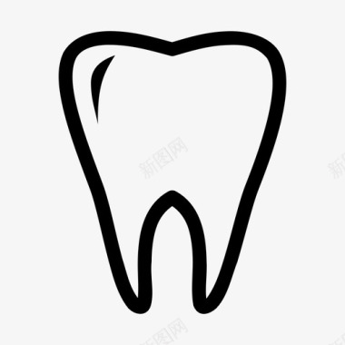 磨牙牙齿牙医图标