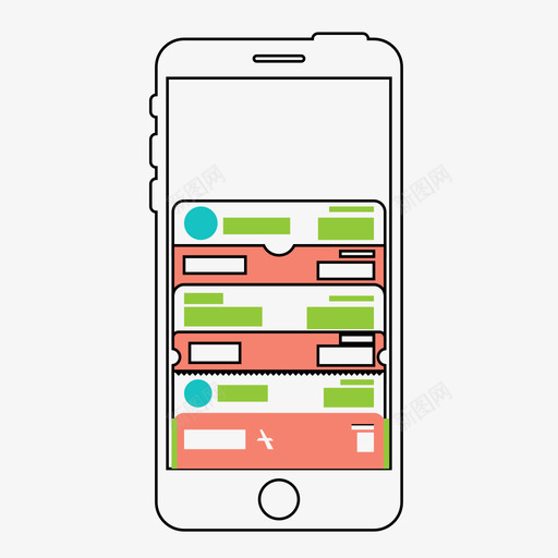 钱包优惠券通行证svg_新图网 https://ixintu.com 钱包 优惠券 通行证 存折 票证 移动 线框